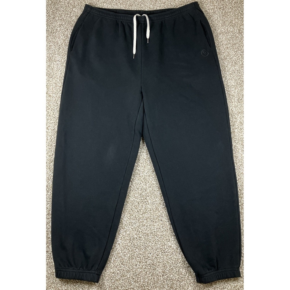 Vuori Jogger Sweatpants The Rise Shine Terry VW4202 Black Sedona Logo XL?